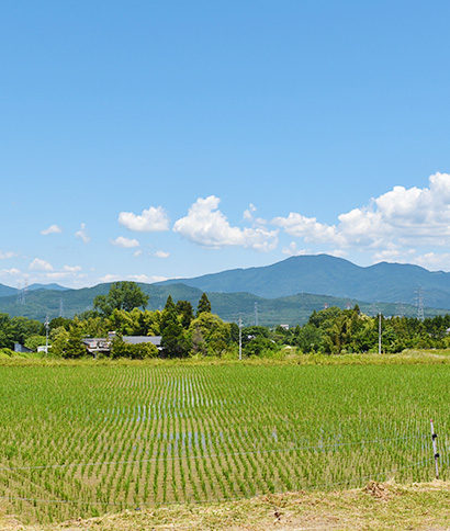 つるぽかを開発・製造している岐阜県の風景