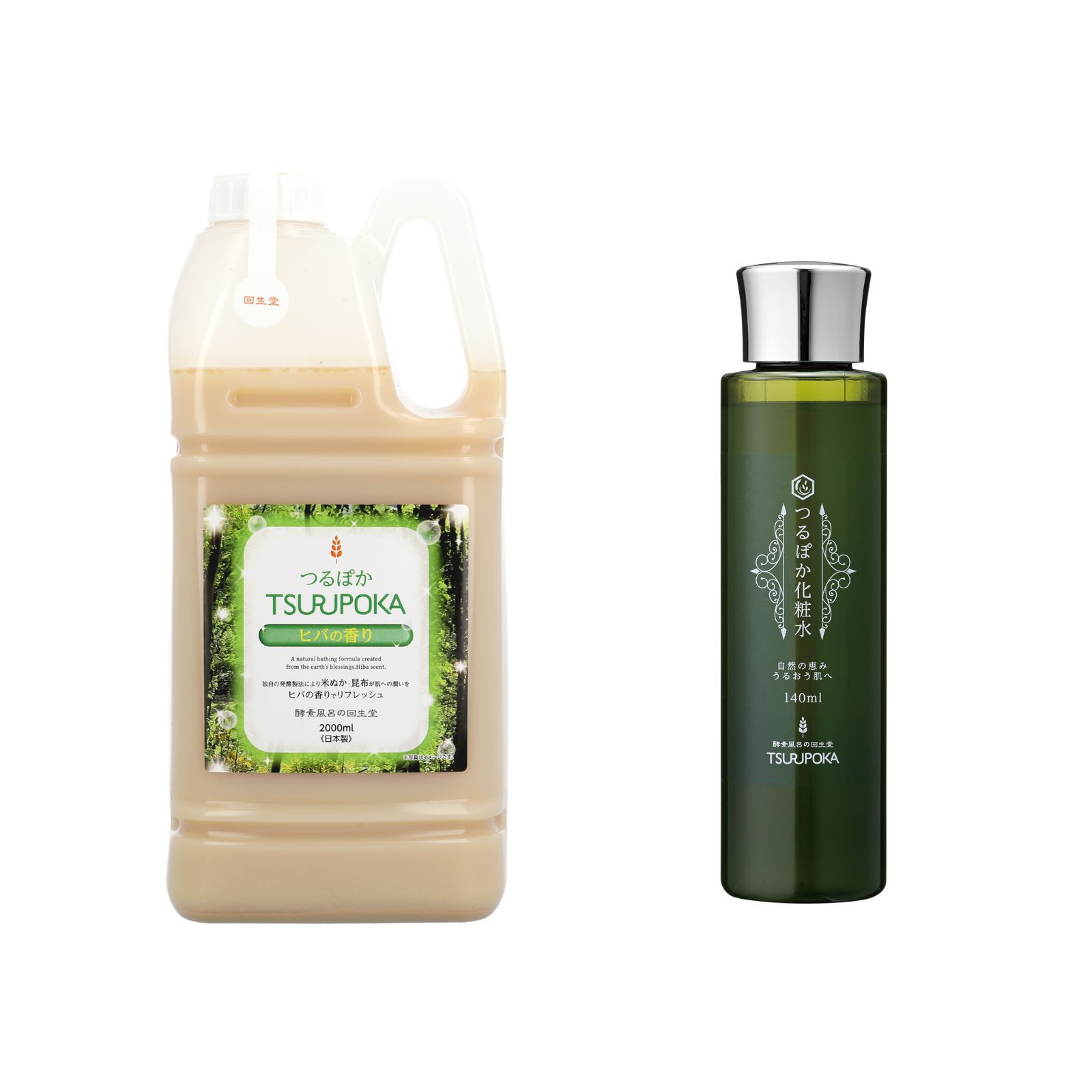 【定期対象商品】つるぽかヒバの香り２Ｌ＆つるぽか化粧水