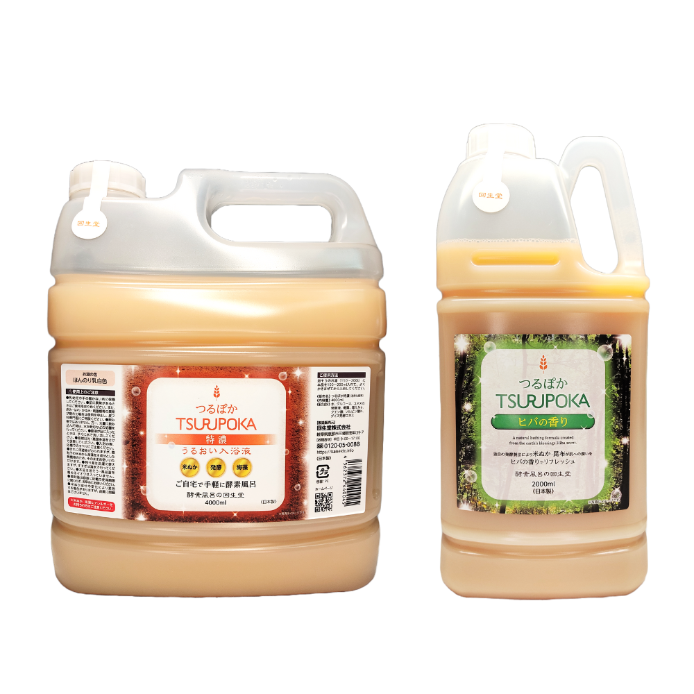 定期対象商品】つるぽか特濃4L＆つるぽかヒバの香り2L | つるぽか  