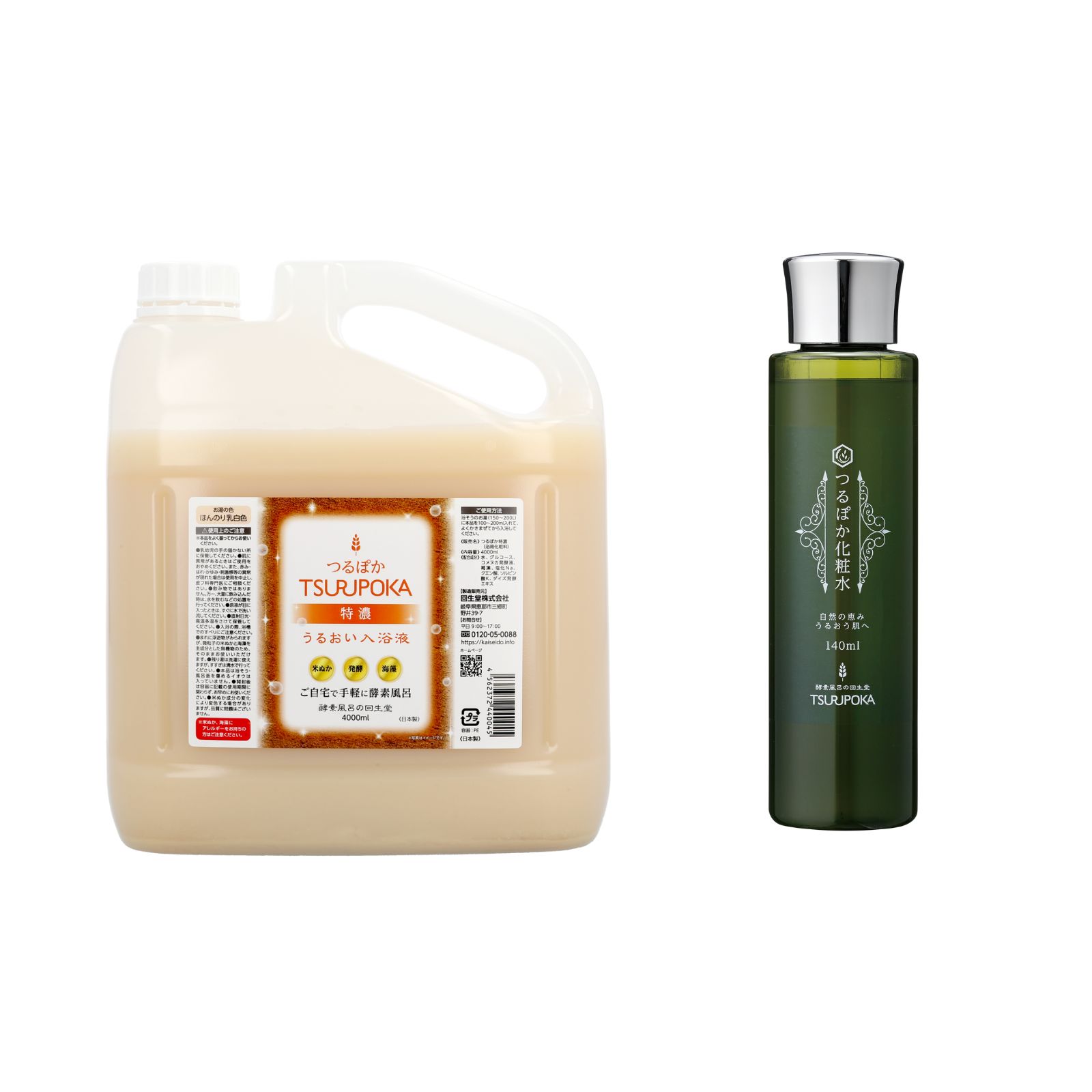 【定期対象商品】つるぽか特濃４Ｌ＆つるぽか化粧水